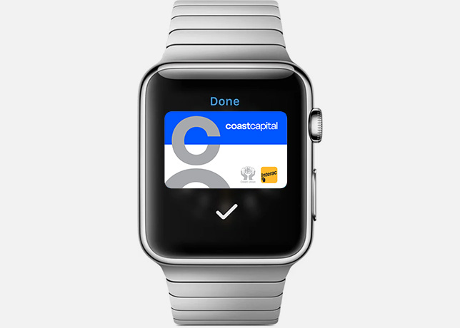 Adding your card to Apple Watch